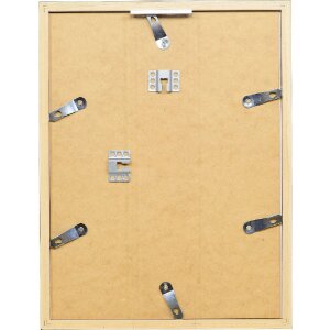 Effect Holzrahmen Profil 58 schwarz 29,7x42 cm Klarglas und Abstandsleiste