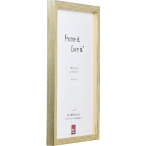 Cornice in legno Profilo 58 Effect antico argento 29,7x42 cm vetro chiaro e listello di distanza