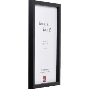 Cornice per foto in legno Effect Profil 58 Nero 35x50 cm vetro trasparente e distanziatore