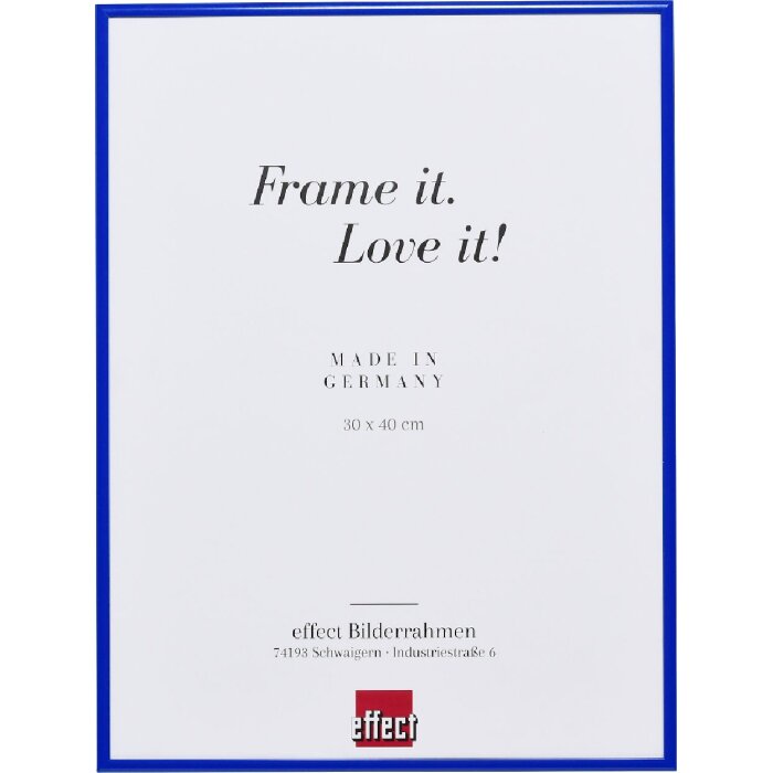 Cornice per specchio Effect blu 20 x 30 cm