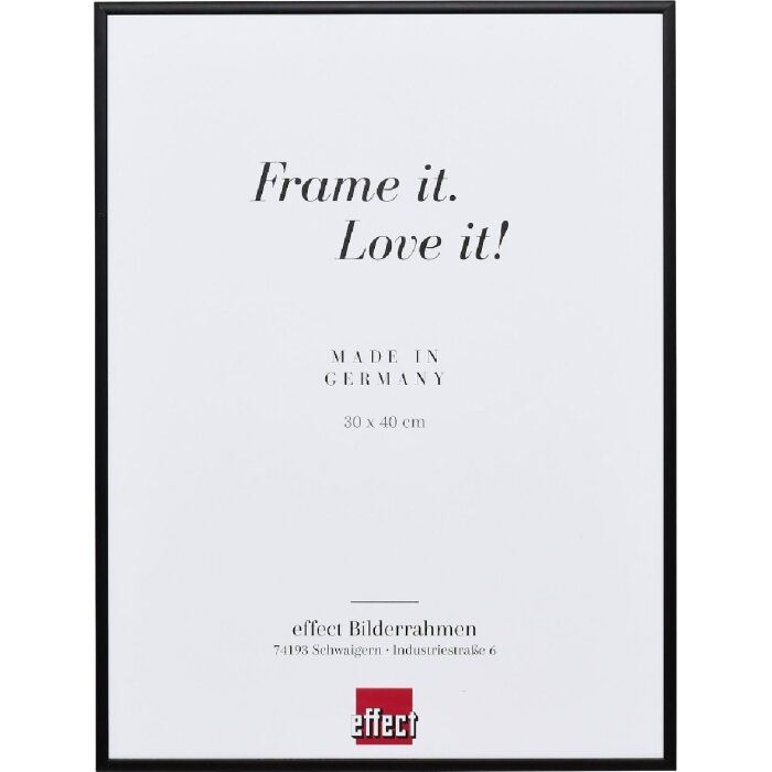 Cornice per foto specchio Effect Nero 29,7x42 cm DIN A3 in alluminio