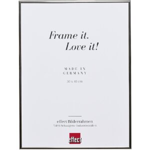 Cornice per foto Effect Quadro specchio argento lucido 40...