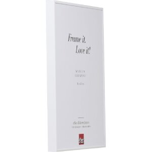 Cornice per foto quadro specchio bianco Effect 42 x 59,4 cm