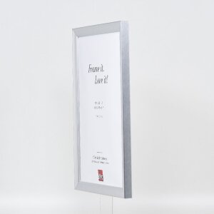 Specchio da parete con profilo in legno Effect 41 Argento 13x13 cm