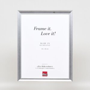 Specchio da parete con profilo in legno Effect 41 Riflettente argento 50x60 cm