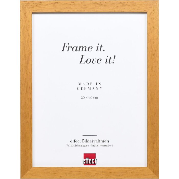 Specchio da parete Effect Profilo 52 in rovere 40x40 cm