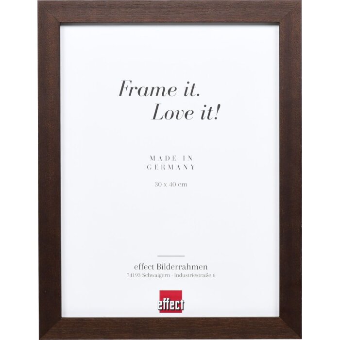 Specchio da parete effect Wandspiegel Profil 52 Wenge 59,4x84,1 cm