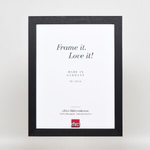 Cornice da parete specchio effetto Profilo 55 Nero 42x59,4 cm