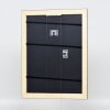 Specchio da parete effetto profilo legno 94 oro 20x20 cm specchio