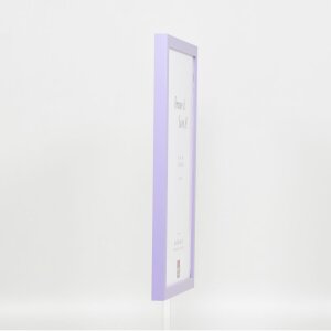 Specchio da parete effetto Legno Profilo Top Cubo Lilla 40x60 cm
