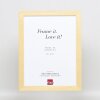 Cornice in legno Efffect profilo 55 jersey cornice 50x70 cm vetro artistico naturale