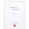 Cornice in legno Efffect profilo 55 jersey cornice 50x70 cm vetro artistico bianco