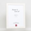 Cornice in legno Efffect profilo 55 jersey cornice 50x70 cm vetro artistico bianco