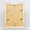 Effetto cornice in legno massiccio profilo 28 oro 24x30 cm vetro acrilico qualità museale