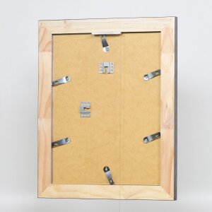 Effetto cornice in legno massiccio profilo 28 argento 30x30 cm vetro acrilico qualità museo