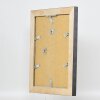 Effetto cornice in legno massiccio profilo 28 oro 29,7x42 cm vetro acrilico qualità museo