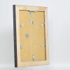 Effetto cornice in legno massiccio profilo 28 oro 40x60 cm vetro acrilico qualità museale