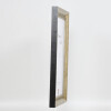 Effetto cornice in legno massiccio profilo 28 oro 10,5x14,8 cm vetro acrilico qualità museo