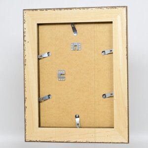 Cornice effetto barocco profilo 31 marrone 10x10 cm vetro acrilico qualità museale