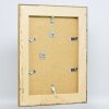 Cornice barocca ad effetto profilo 31 argento 45x60 cm vetro acrilico qualità museale