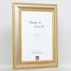 Effetto cornice barocca Profilo 31 argento 45x80 cm Vetro acrilico Qualità museale