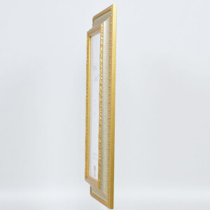 Cornice barocca ad effetto Profilo 31 argento 50x75 cm Vetro acrilico Qualità museale