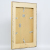Cornice barocca effetto profilo 31 argento 14,8x21 cm vetro acrilico qualità museale