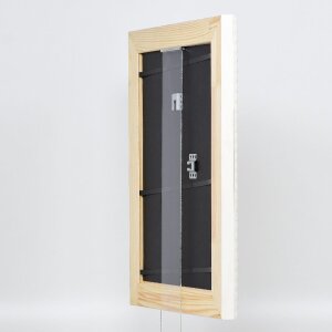 Cornice per foto Effect Profil 56 in legno massello 50x60 cm bianca con vetro acrilico museale