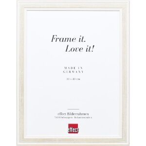 Cornice per foto in legno Effect Profilo 64 Bianco 18x24...
