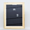 Effetto cornice in legno profilo 95 oro 40x50 cm vetro acrilico qualità museale