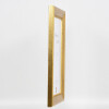 Effetto cornice in legno profilo 95 oro 40x50 cm vetro acrilico qualità museale