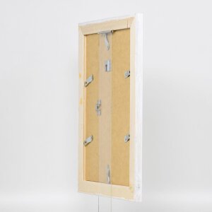 Cornice in legno effetto 2240 bianco 45x80 cm vetro acrilico qualità museale