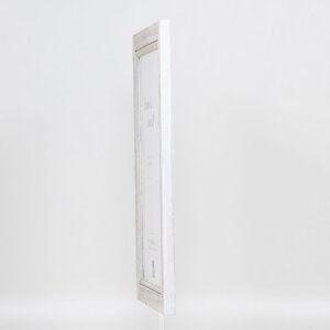 Cornice in legno effetto 2240 bianco 45x80 cm vetro acrilico qualità museale