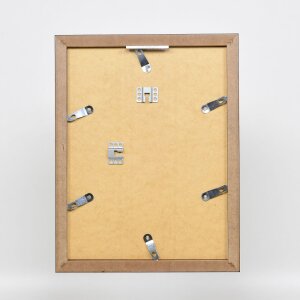 Cornice effetto 2310 argento lucido 42x59,4 cm vetro acrilico qualità museale