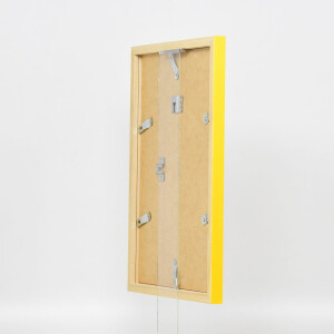 Cornice in legno ad effetto Top Cube 13x18 cm vetro acrilico giallo qualità museale