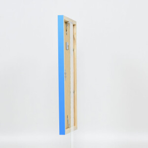 Cornice in legno ad effetto Top Cube 15x20 cm vetro acrilico blu qualità museale