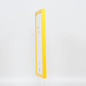 Effetto cornice in legno Top Cube 18x27 cm vetro acrilico giallo qualità museale