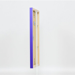 Cornice in legno ad effetto Top Cube 21x28 cm vetro acrilico viola qualità museale