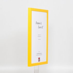 Effetto cornice in legno Top Cube 23x70 cm giallo vetro acrilico qualità museale