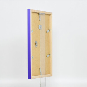 Effetto cornice in legno Top Cube 25x50 cm viola vetro acrilico qualità museale