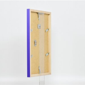 Effetto cornice in legno Top Cube 25x80 cm vetro acrilico viola qualità museale