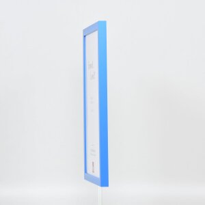 Effetto cornice in legno Top Cube 28x35 cm vetro acrilico blu qualità museale