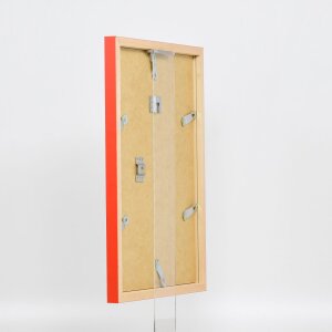 Effetto cornice in legno Top Cube 40x60 cm vetro acrilico rosso qualità museale