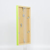 Effetto cornice in legno Top Cube 40x60 cm verde vetro acrilico qualità museale