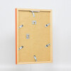 Effetto cornice in legno Top Cube 50x65 cm arancione vetro acrilico qualità museale