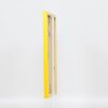 Effetto cornice in legno Top Cube 60x60 cm giallo vetro acrilico qualità museale