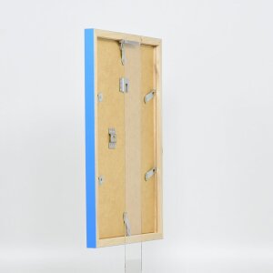 Cornice in legno ad effetto Top Cube 59,4x84,1 cm vetro acrilico blu qualità museale