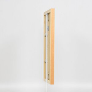Cornice in legno effetto Top N betulla 25x70 cm vetro acrilico qualità museo