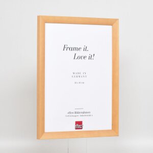 Cornice in legno effetto Top N betulla 29,7x42 cm vetro acrilico qualità museale