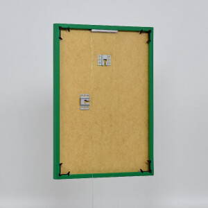 Cornice in plastica ad effetto Art green 15x20 cm vetro museale